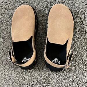 Dr. Martens Tan Suede Sandals